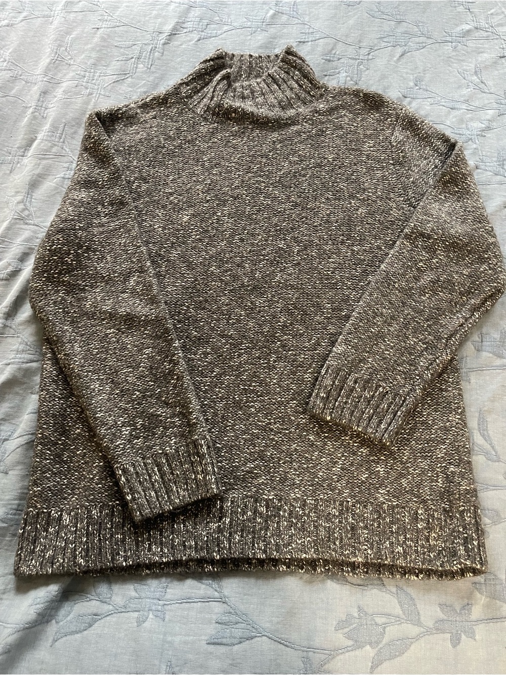 H&M Grey Marled Turtleneck Sweater